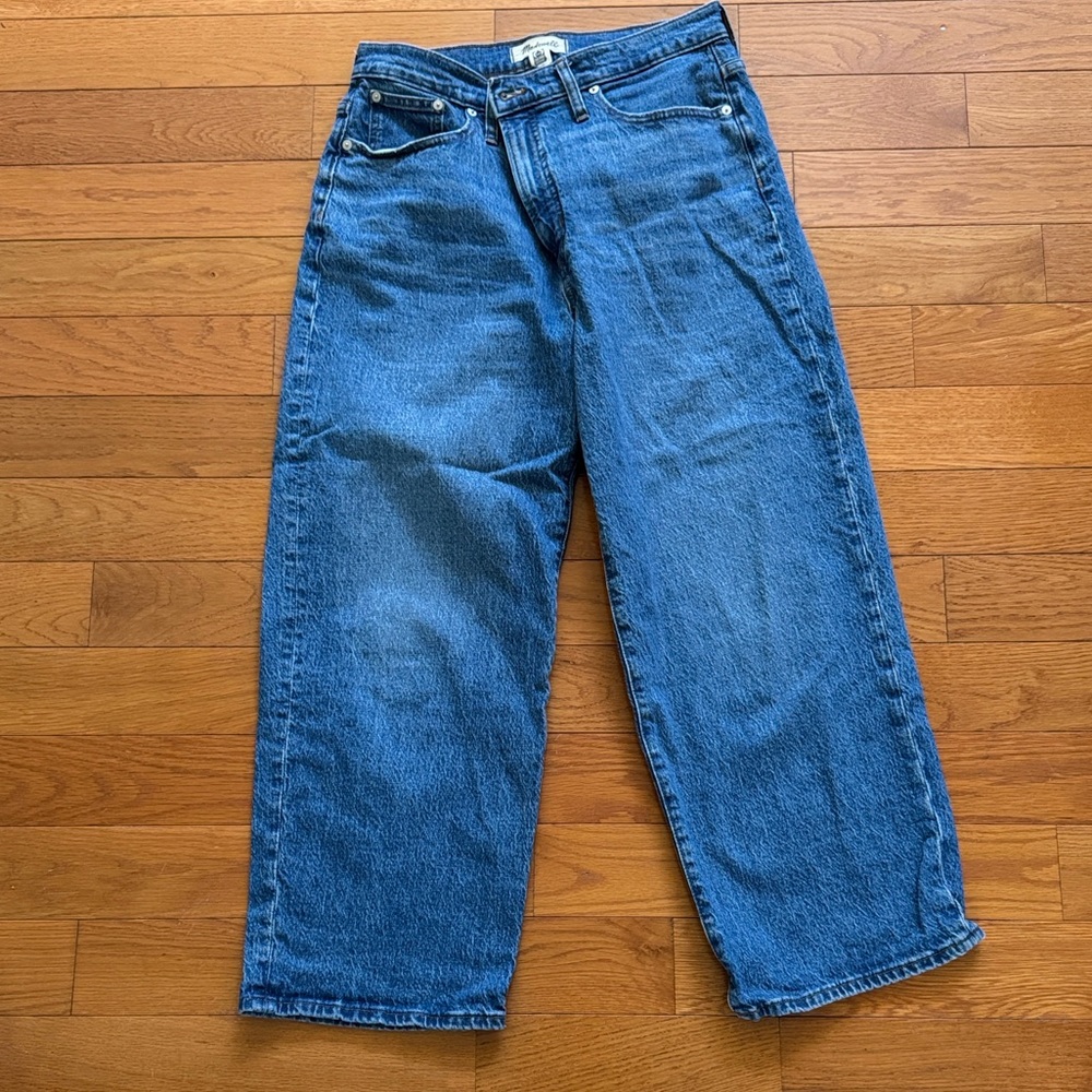Madewell Perfect Vintage Wide Leg Cropped Jean